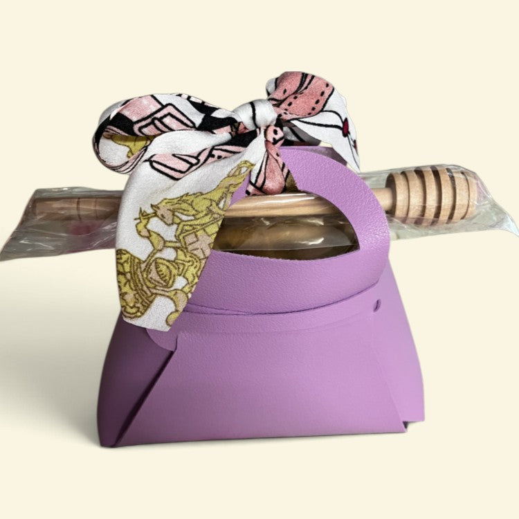 Swabees Wildflower Raw Honey Gift Set – Lilac Bag