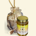 Raw Honey Gift Set with Drizzler in Gift Bag – 1lb (454g)